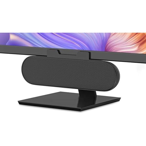 Desktop Monitor Speakers with USB-C Volume Control