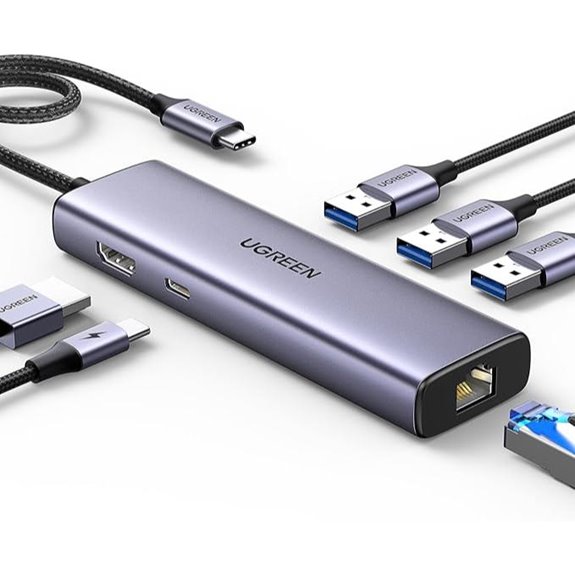 UGREEN 6-in-1 USB-C Hub with Ethernet & HDMI