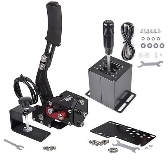 CNRAQR USB Handbrake & Racing Simulator Shifter