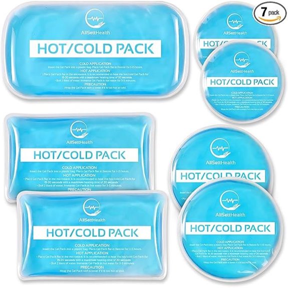 Reusable Gel Ice Packs - Multiple Shapes & Sizes
