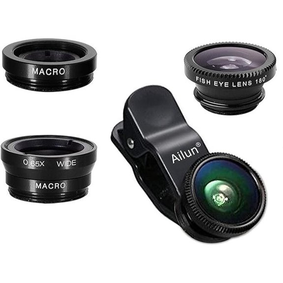 Ailun 3-in-1 Phone Lens Kit: Fish Eye Wide Macro