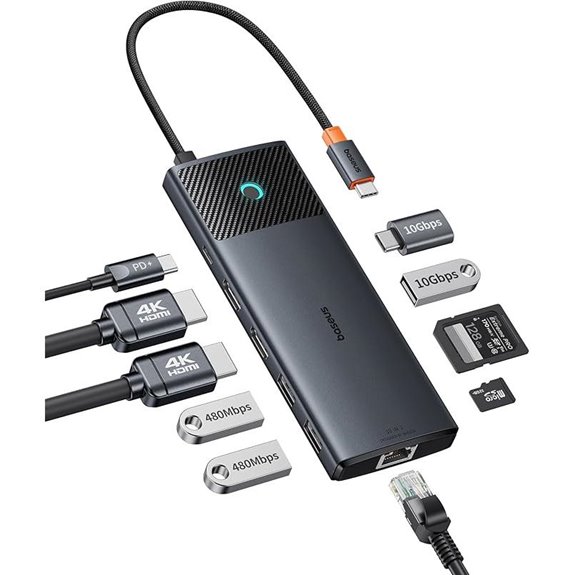 Baseus 10-in-1 Dual Monitor Docking Station