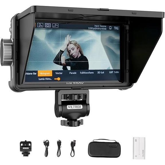 VILTROX 5.5 4K HDMI Field Monitor with Hood