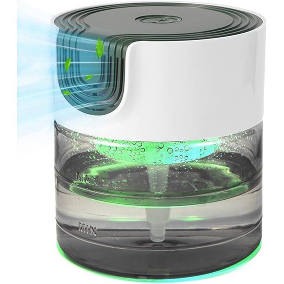 Water Air Purifier with Night Light for Home and Office