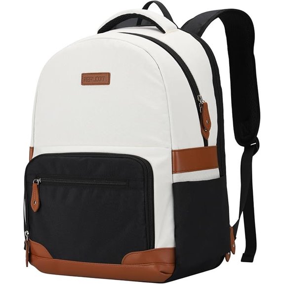 RealCool Laptop Backpack Water-Resistant Fits 15.6-17 Inch
