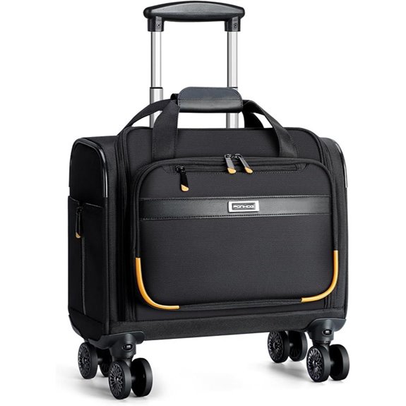 Rolling 15.6 Water-Resistant Laptop Bag with Wheels