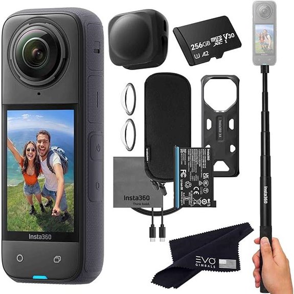 Insta360 X4 Waterproof 8K 360 Camera Bundle
