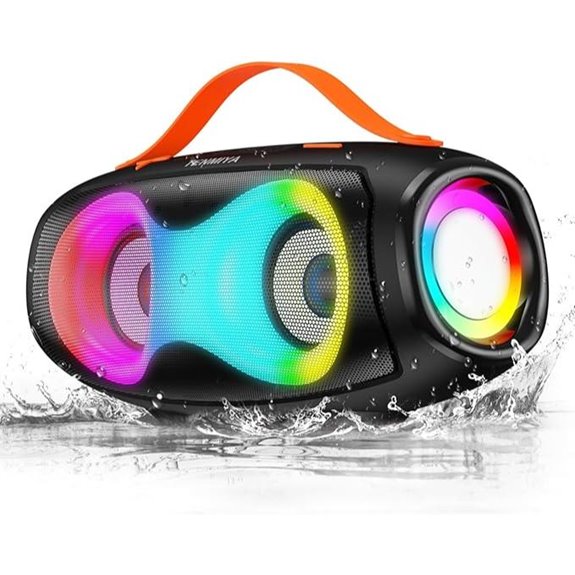 Bluetooth Portable Waterproof Speaker with Lights