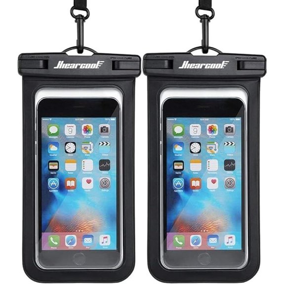 Hiearcool Waterproof Phone Pouch for iPhone Up to 8.3
