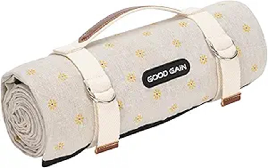 Waterproof Picnic Blanket with Carry Strap