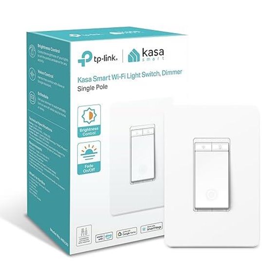 Kasa Smart Dimmer Switch Single Pole Wi-Fi UL Certified