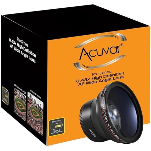 Acuvar 0.43x Wide Angle Macro Camera Lens (52mm)