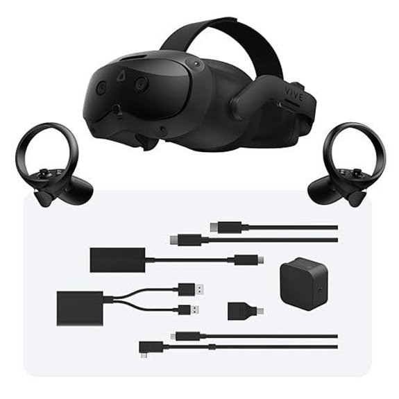 HTC Vive Focus Vision Wired XR VR Headset Bundle