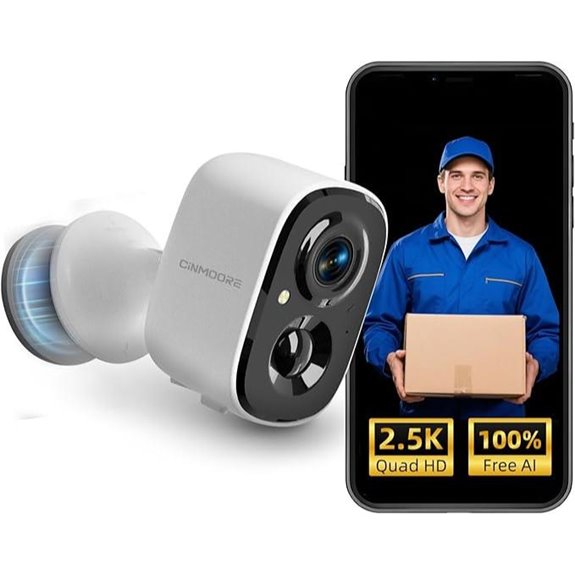 Wireless 2.5K WiFi Security Camera with Audio