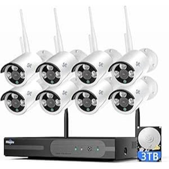 Hiseeu 4K 16CH Wireless Security Camera System