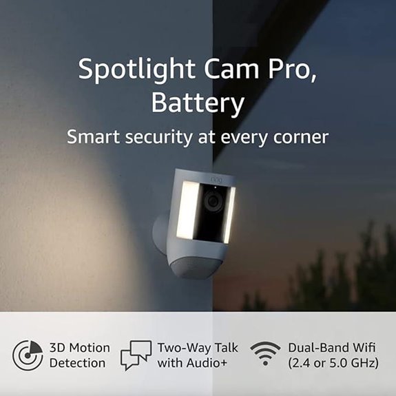 Ring Spotlight Cam Pro Battery Security Camera