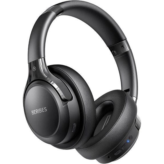 BERIBES Bluetooth Over Ear Headphones with Microphone