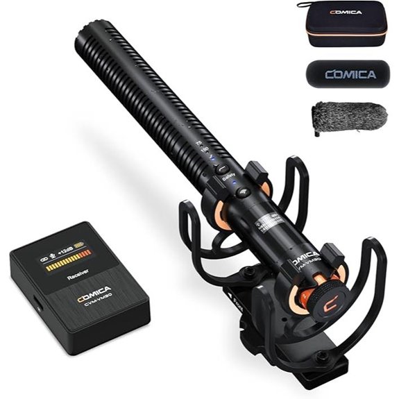 COMICA VM30 Wireless Shotgun Microphone for Cameras