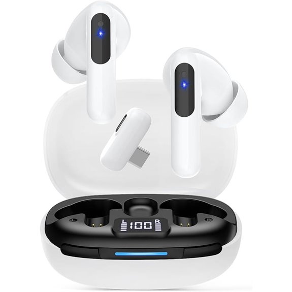 RYR Wireless Gaming Earbuds with Noise Cancelling Mic