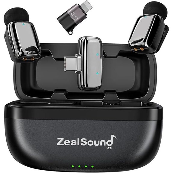 ZealSound Wireless Lavalier Microphone for Smartphones