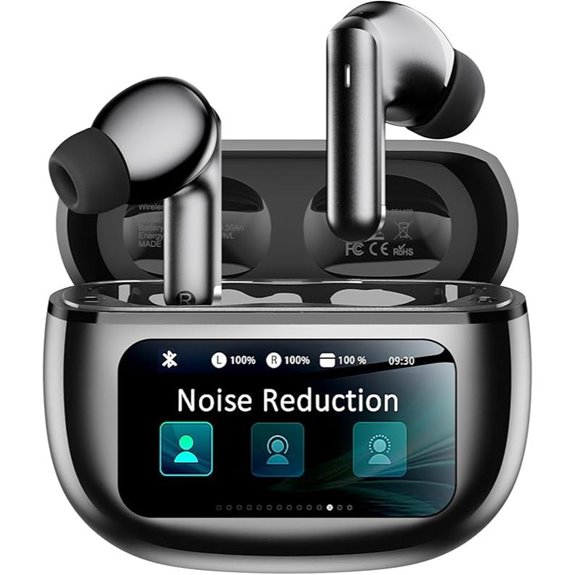 Wireless Noise Cancelling Earbuds with Charging Case