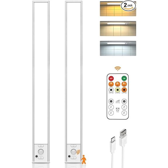 Rechargeable LED Under Cabinet Light with Remote