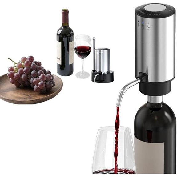 Rechargeable Electric Wine Aerator with Dispenser