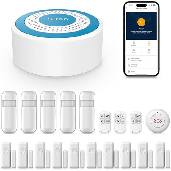 PGST Wireless Alarm System with Sensors and App Alerts