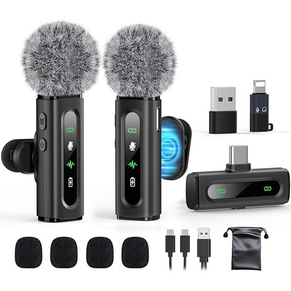 Wireless USB-C Lavalier Microphone for Android & PC
