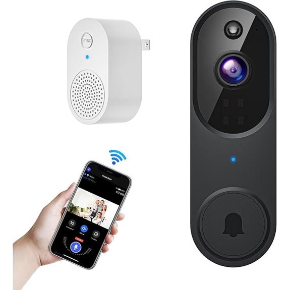 Orbitell Wireless Wi-Fi Video Doorbell with Night Vision