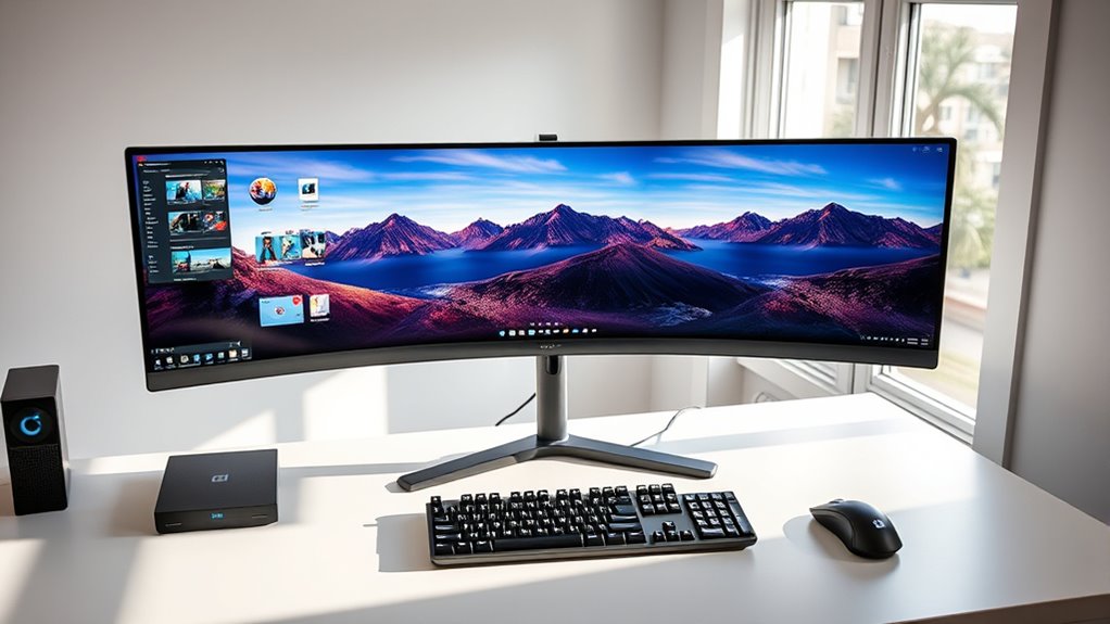 work friendly monitor features