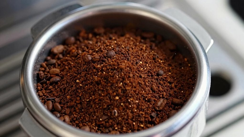 adjust grind and tamp