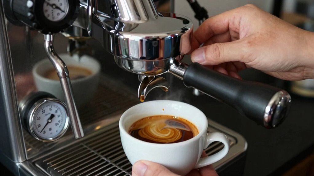 adjust temperature dose pressure