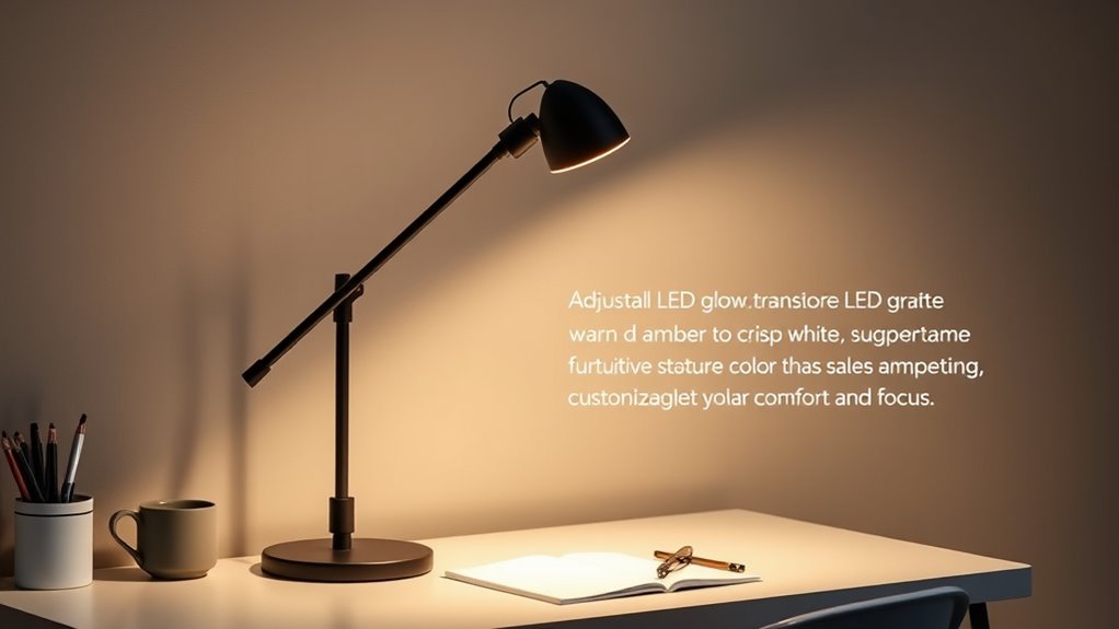 adjustable brightness and color