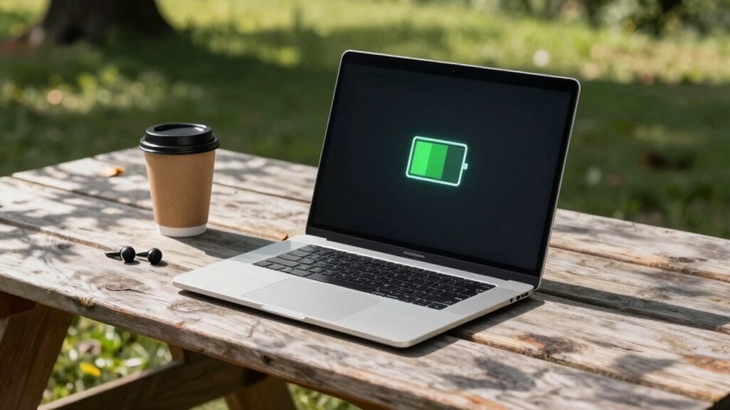 battery life enhances portability