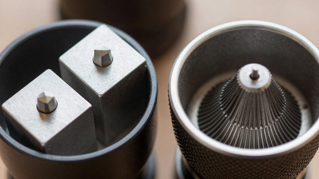 burrs noise flavor extraction