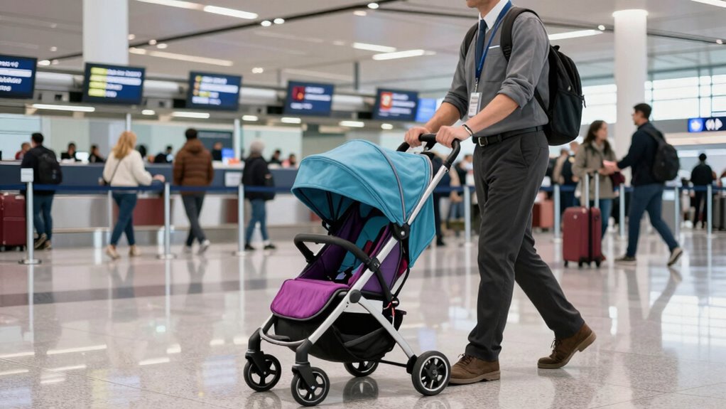 check airline stroller policies