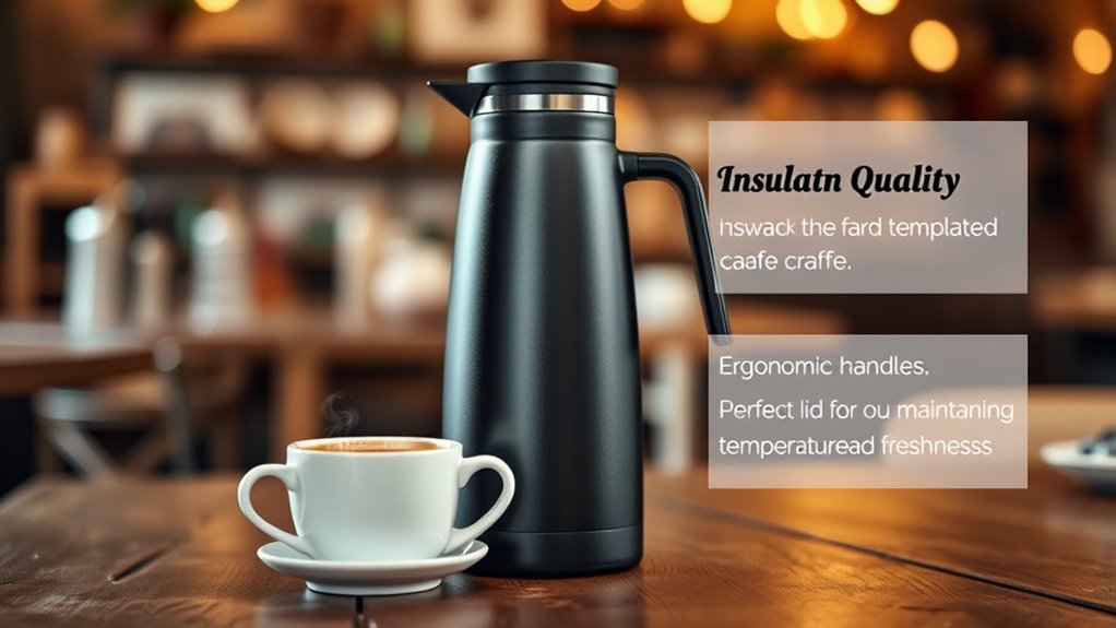 choosing durable easy clean insulated carafes