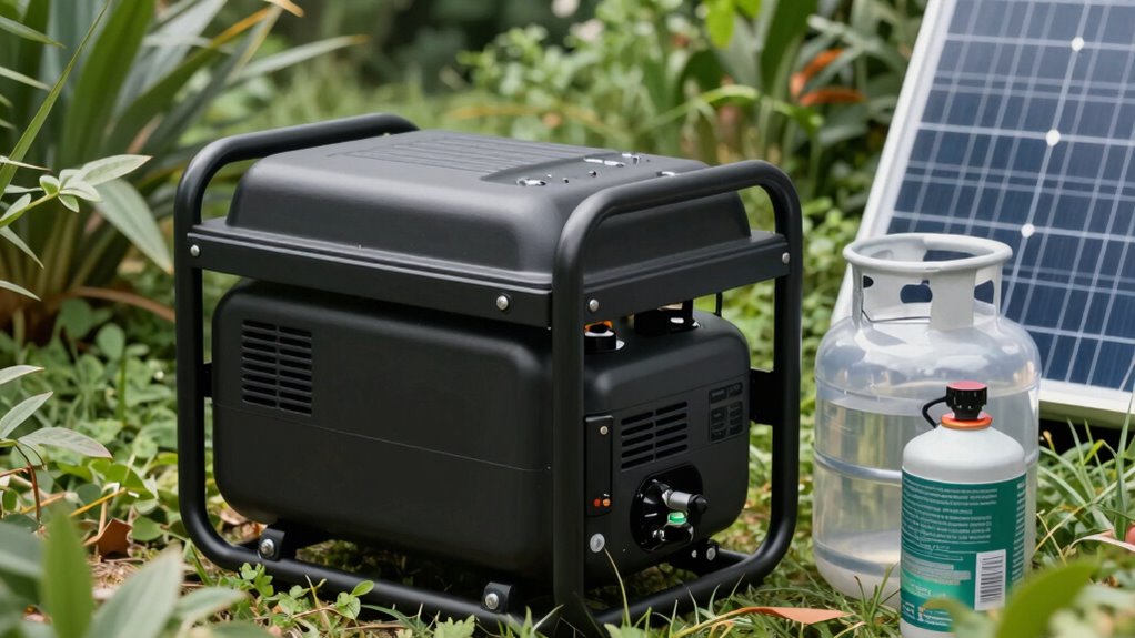 choosing quiet generator fuel