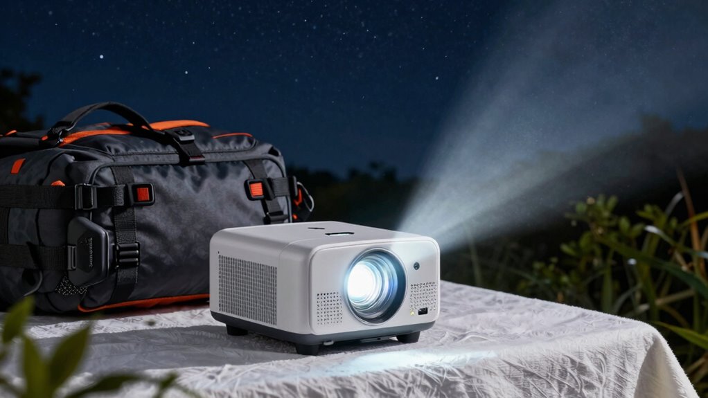 choosing suitable travel projector brightness
