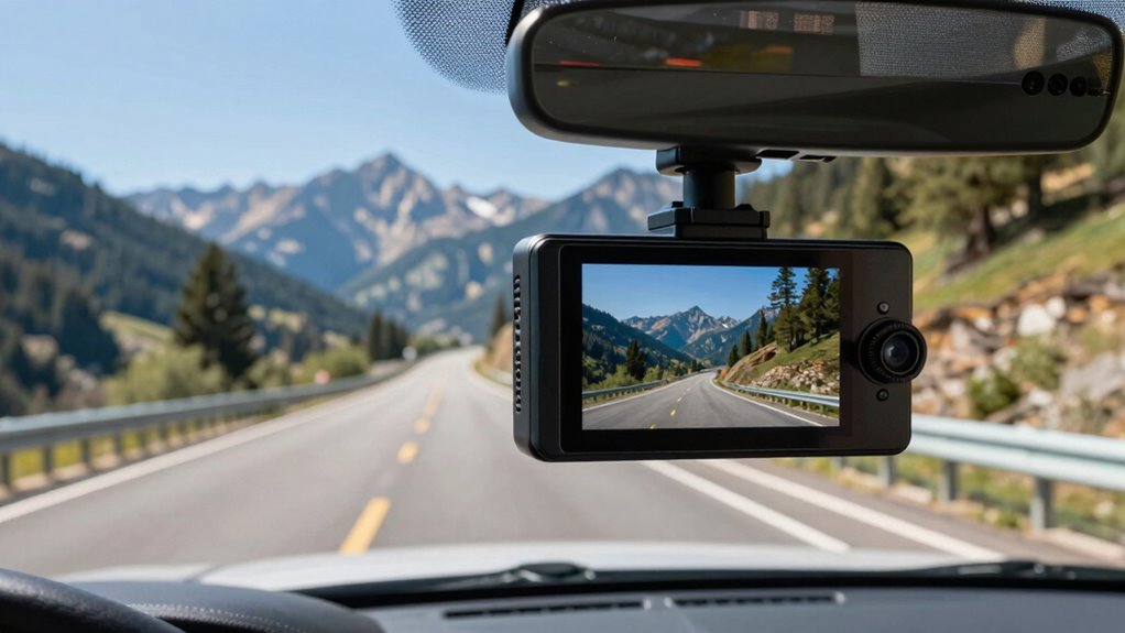 clear stable driving footage