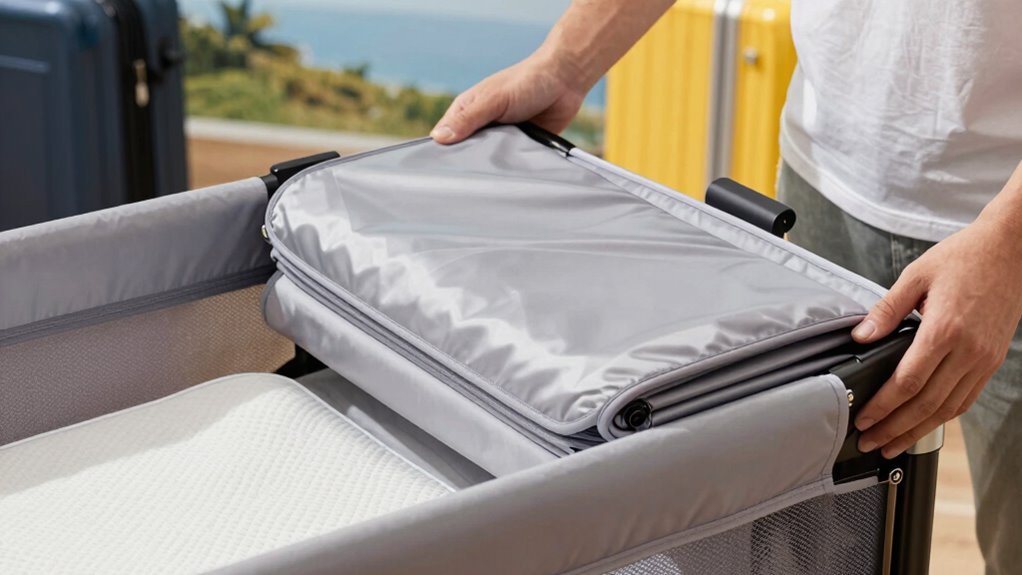 effortless travel crib packing