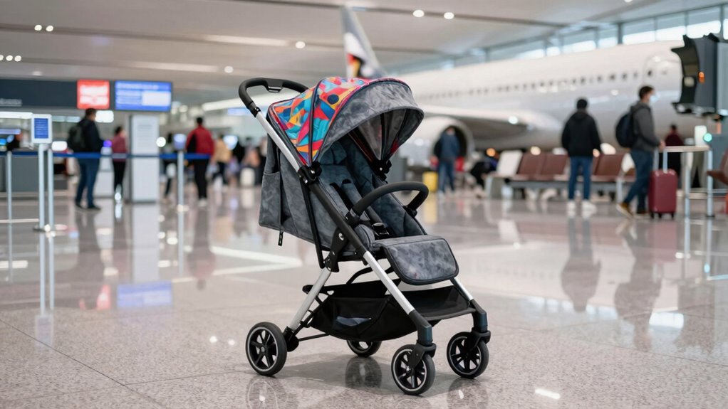 gate vs baggage stroller handling