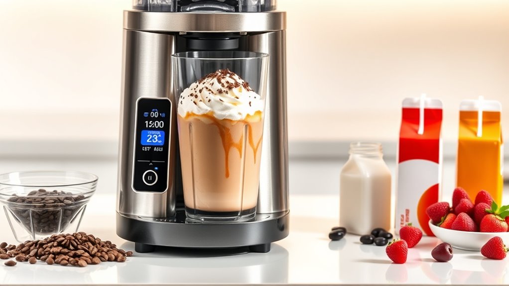 key features for milkshake machines