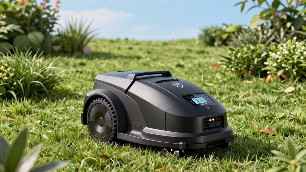 lawn size navigation features