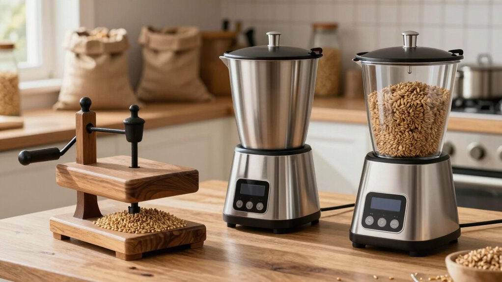 manual electric hybrid mills