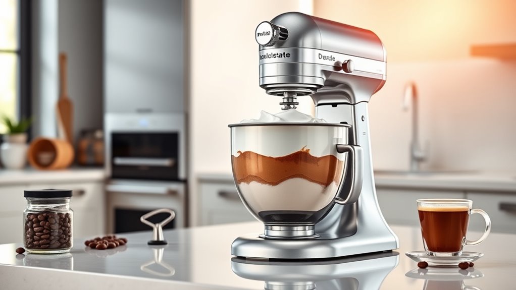 mixer features for coffee
