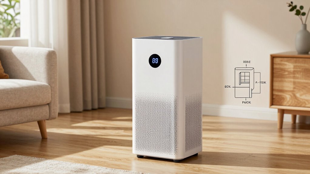 optimal air purifier placement