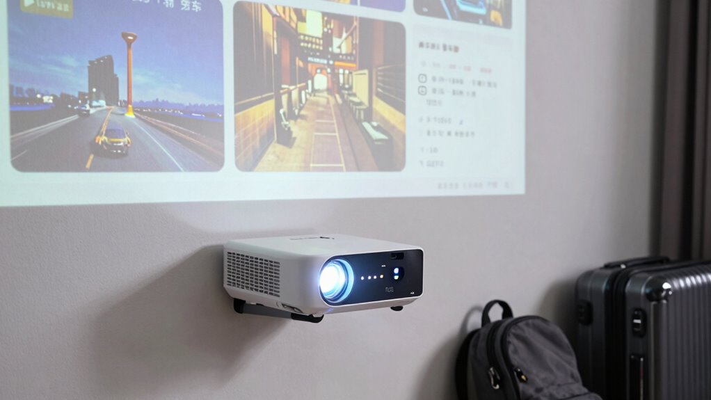 optimal projector brightness settings