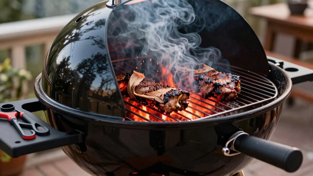 optimal smoke circulation ensures flavor